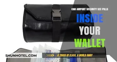 Airport Security: Can They See Pills in Your Wallet?