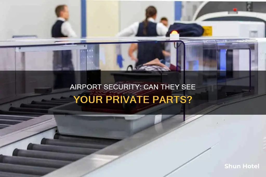 can airport security see your junk
