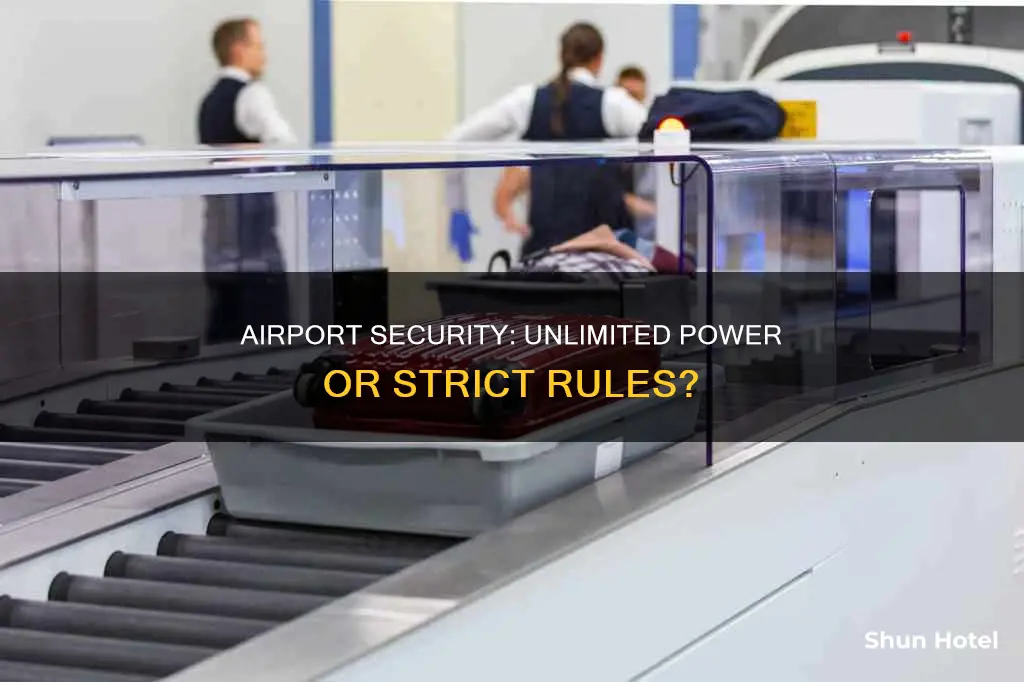 can airport security take whatever they want