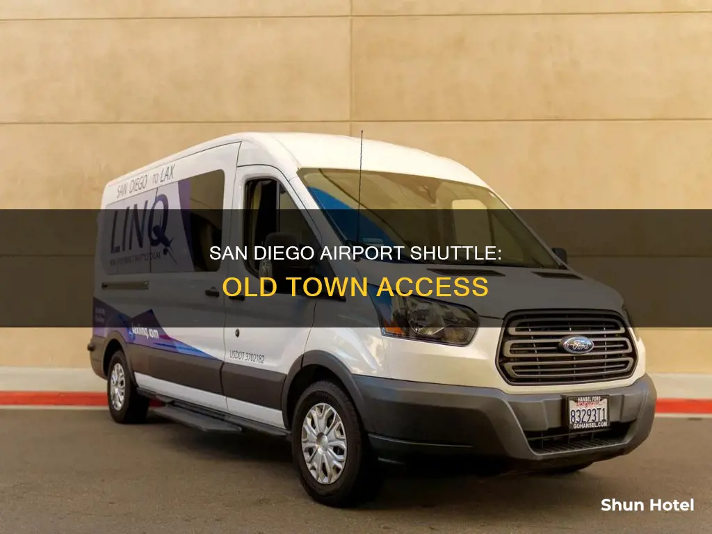 can airport shuttle to old town san diego