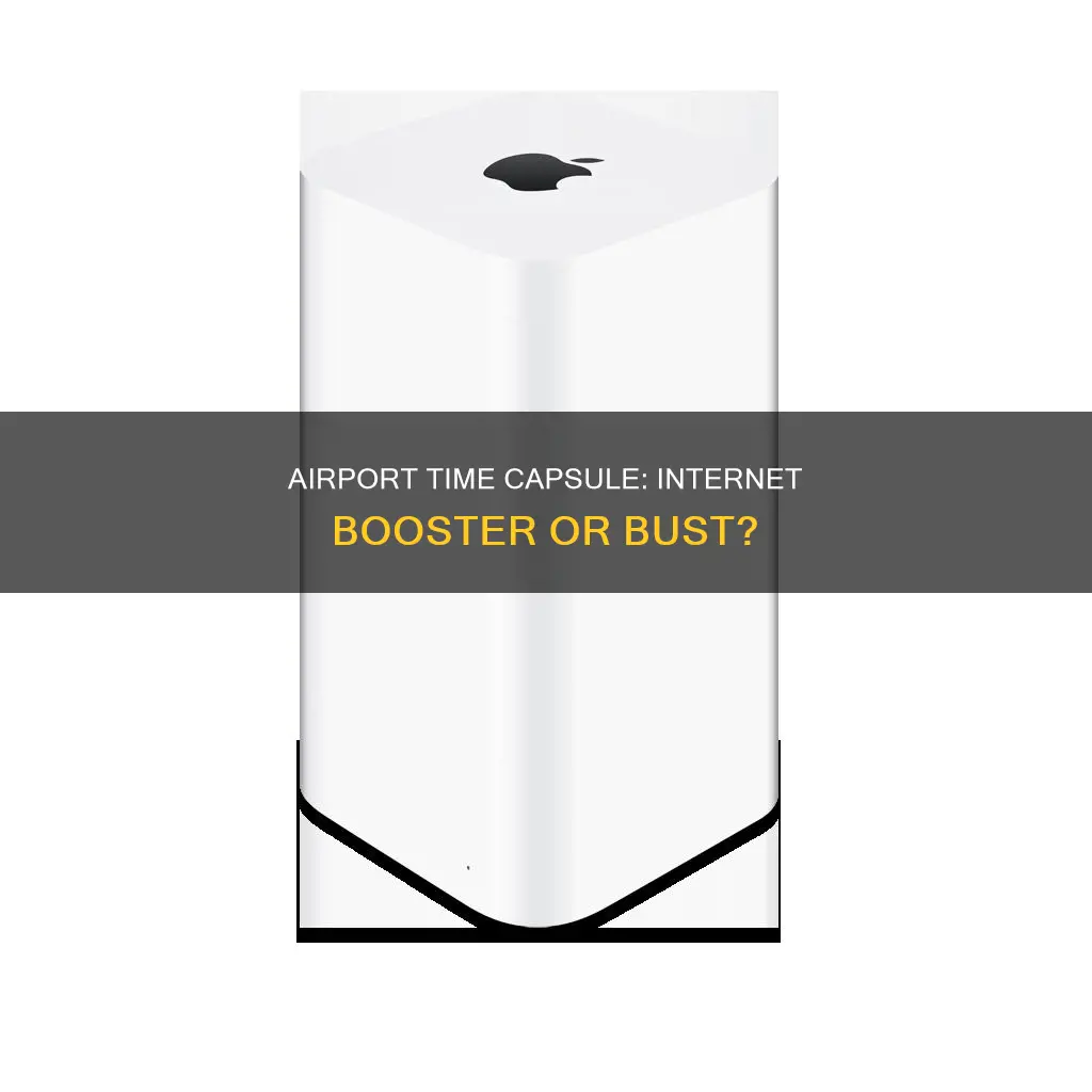 can airport time capsule serve as an internet booster