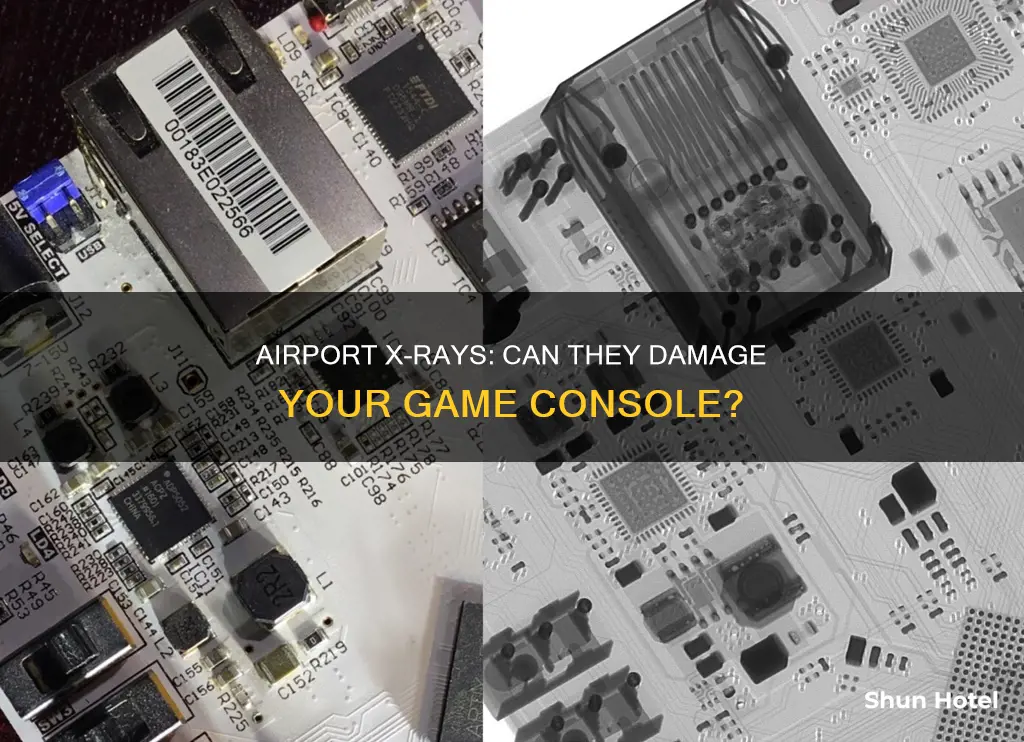 can airport x ray damage game console