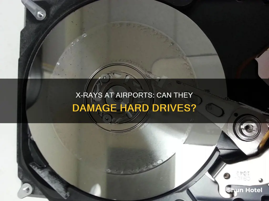 can airport x ray damage hard drive
