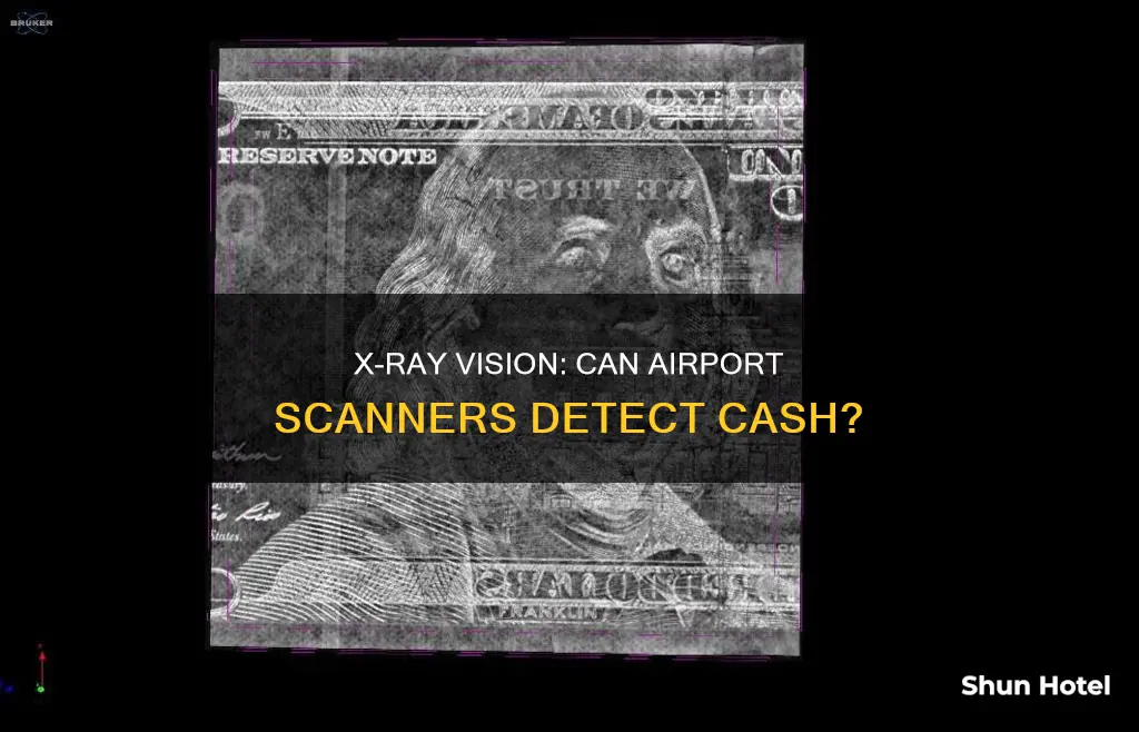 can airport x ray detect cash