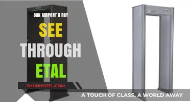 Airport X-Rays: Can They See Through Metal?