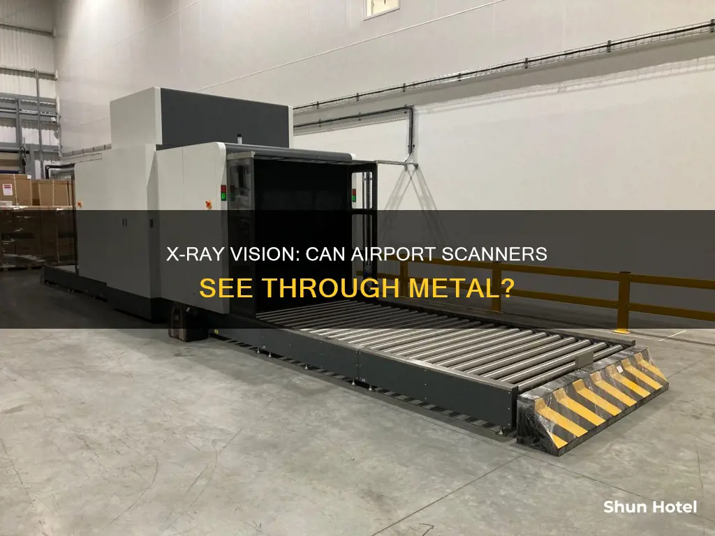 can airport x ray see through metal