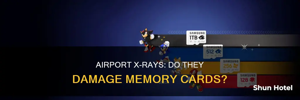 can airport xrays affect memory cards