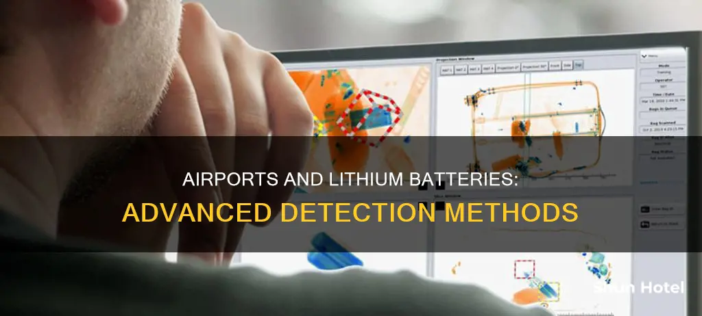 can airports detect lithium batteries