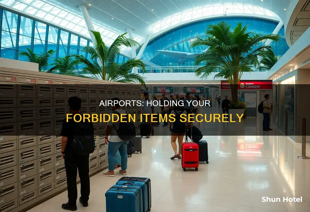 can airports hold items not permitted