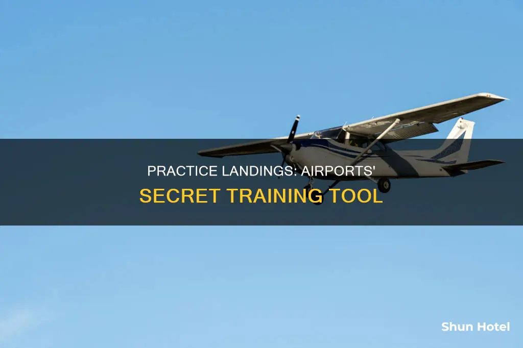 can airports make you make a practice landing