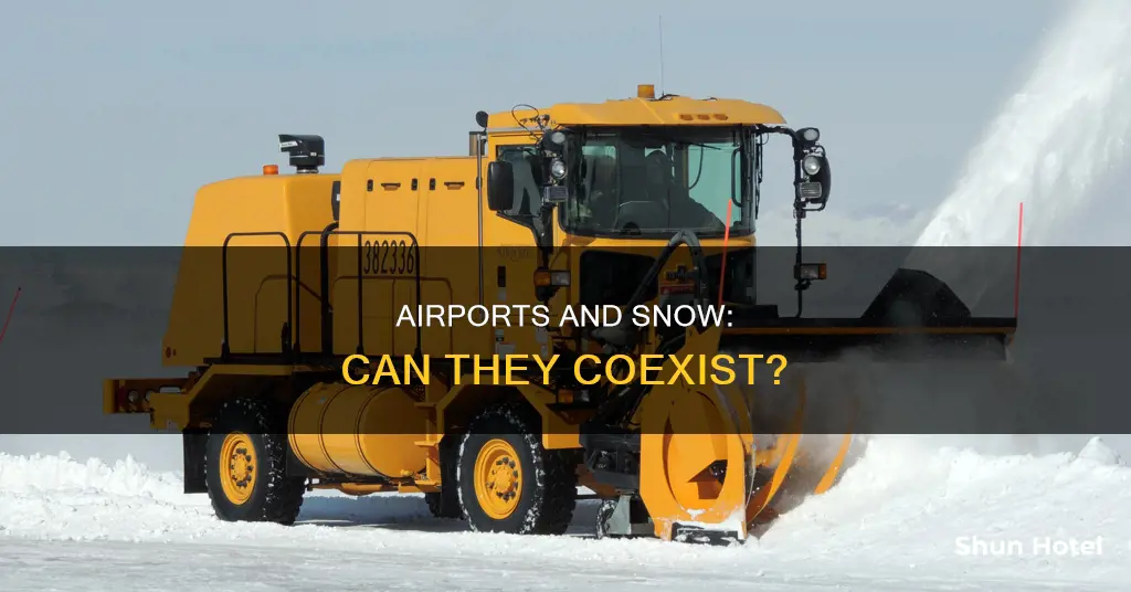 can airports operate in snow