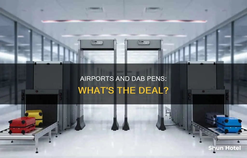 can airports see dab pens