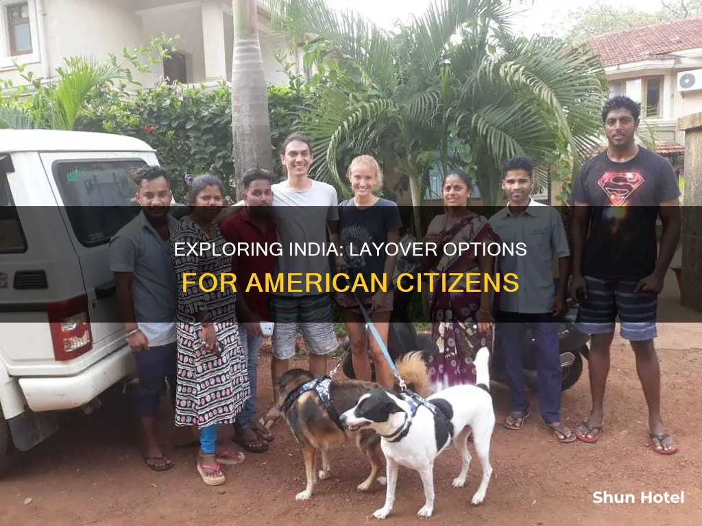 can american citizen leave indian airport during layover