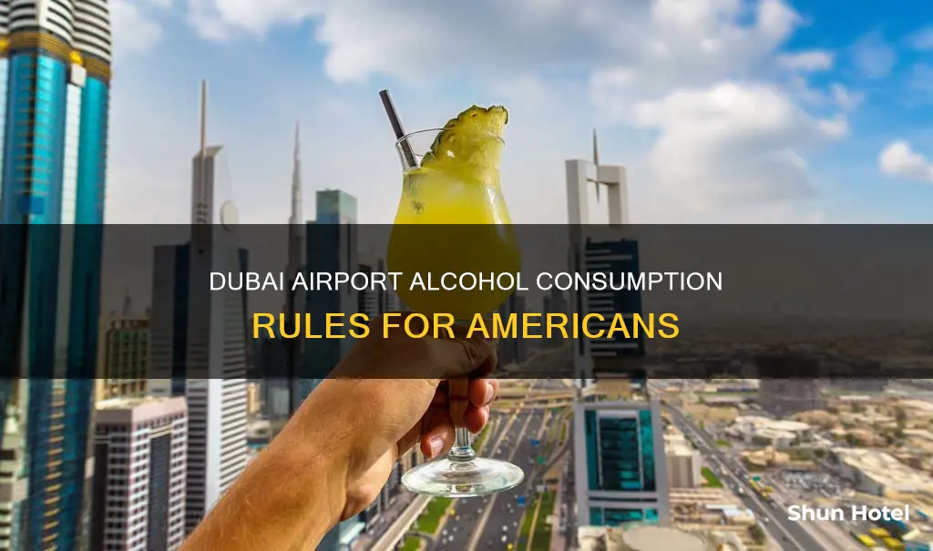 can americans consume alcohol in the dubai airport