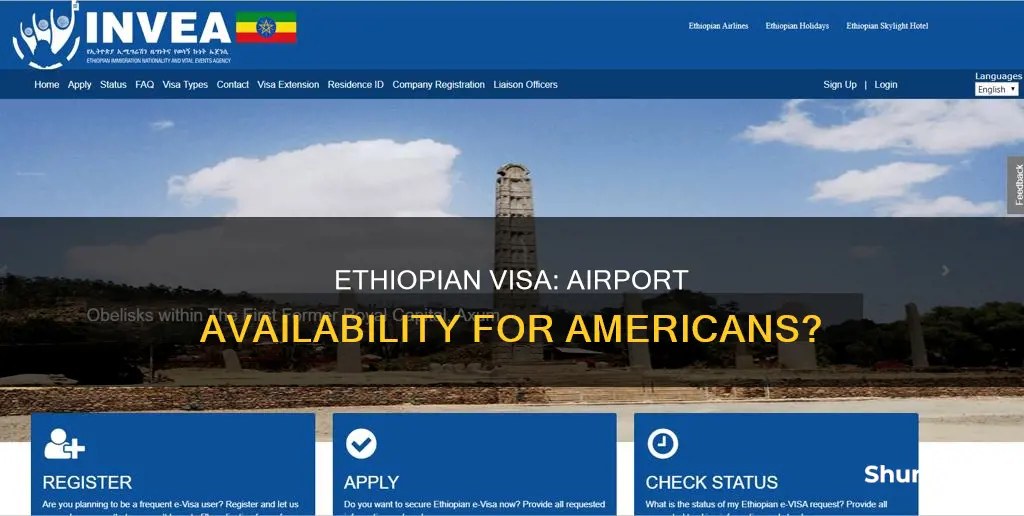 can americans get ethiopian visa at airport