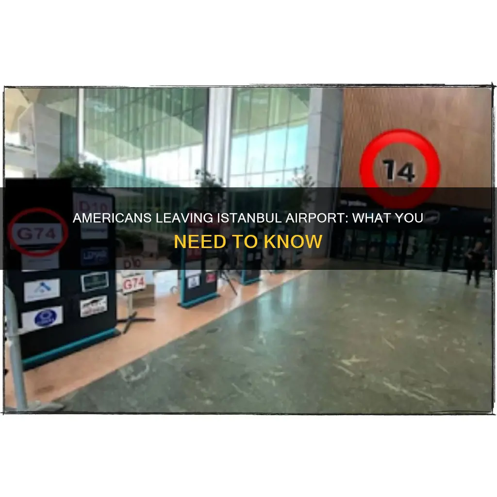 can americans leave airport in istanbul