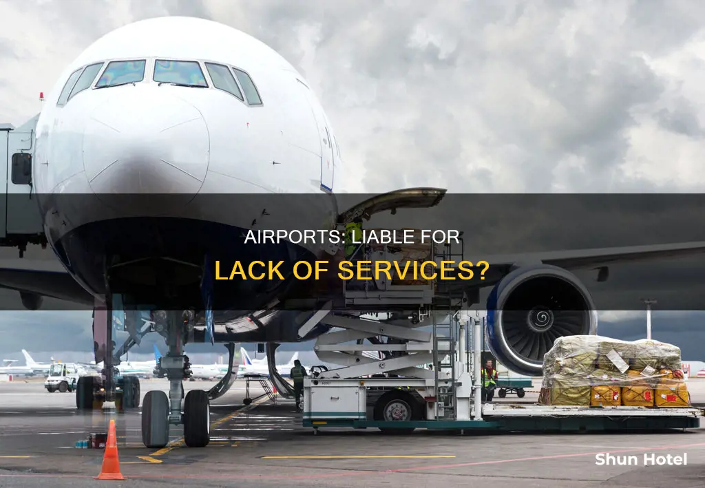 can an airport be held liable for not offering services