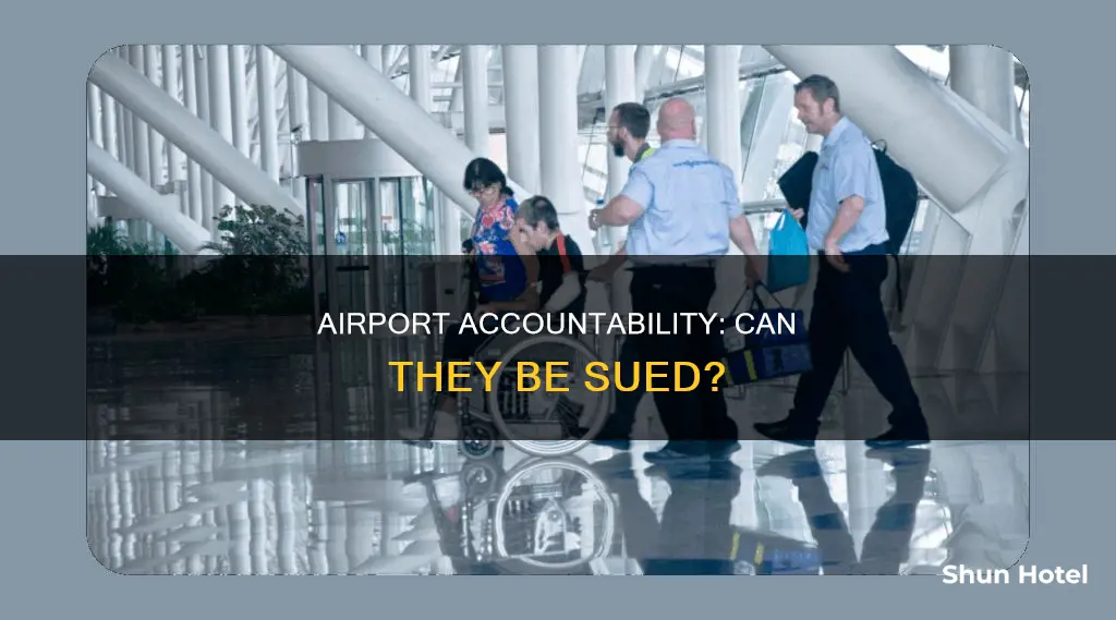 can an airport be sued