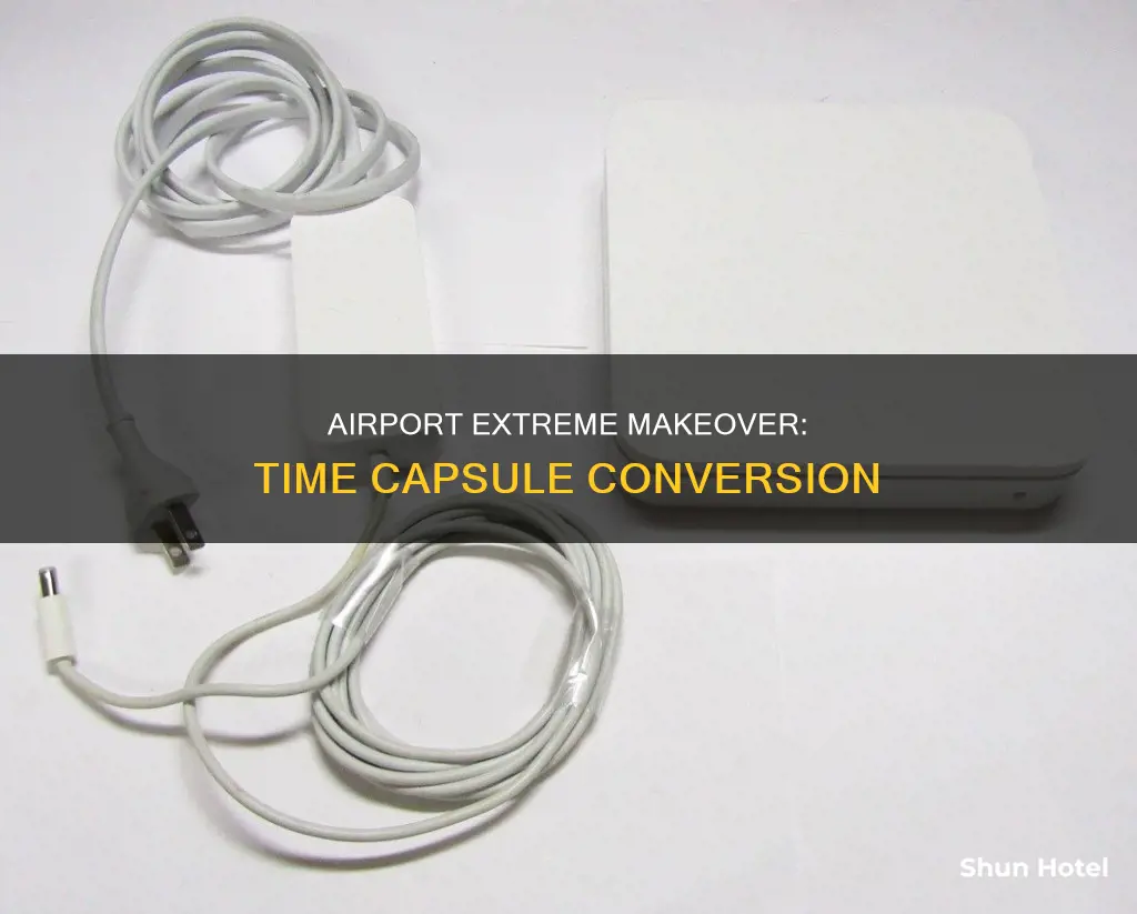 can an airport extreme be convert to a time capsule