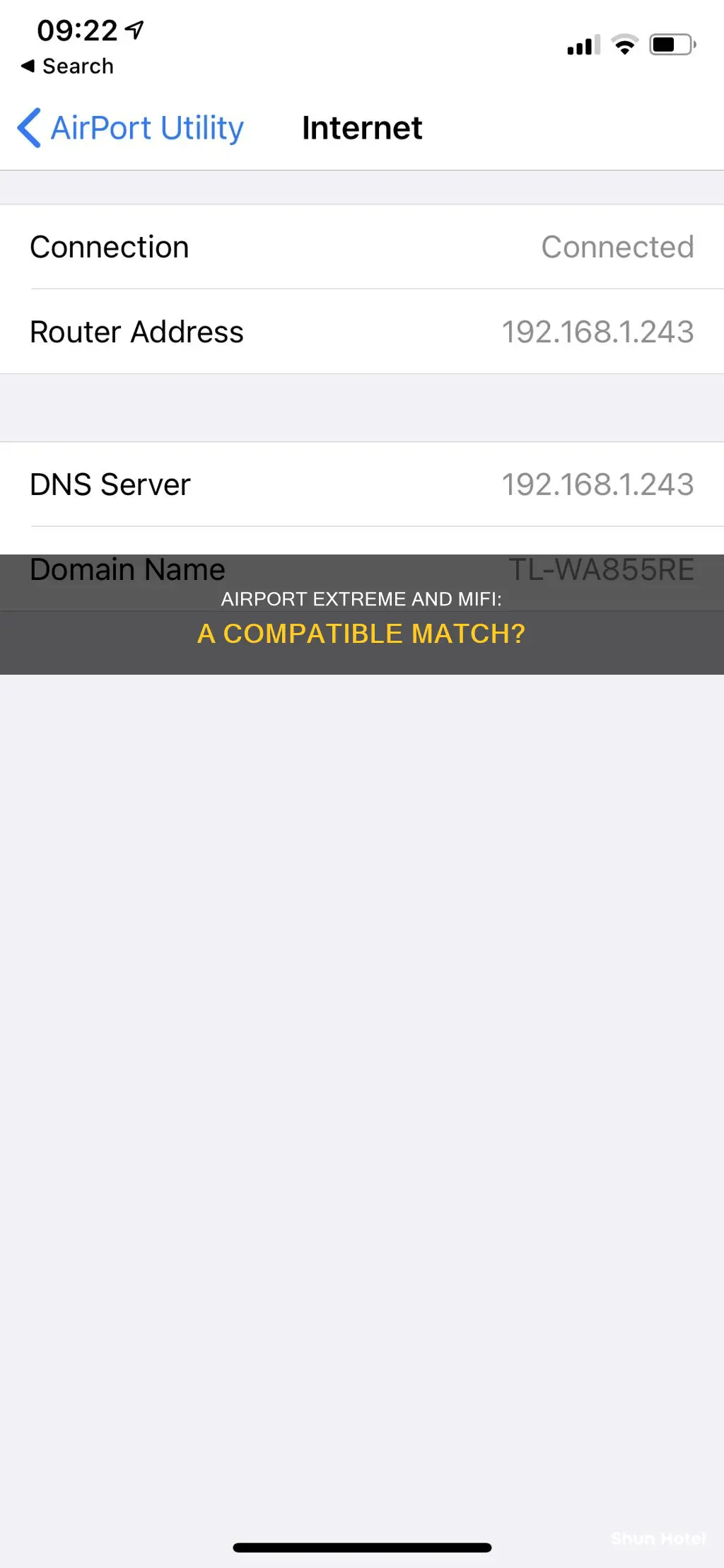 can an airport extreme be used with a mifi