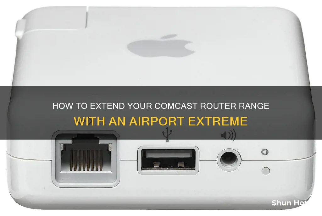 can an airport extreme extend a comcast router