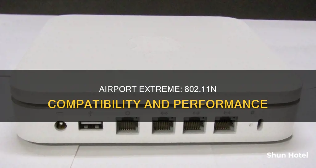 can an airport extreme use 802.11n