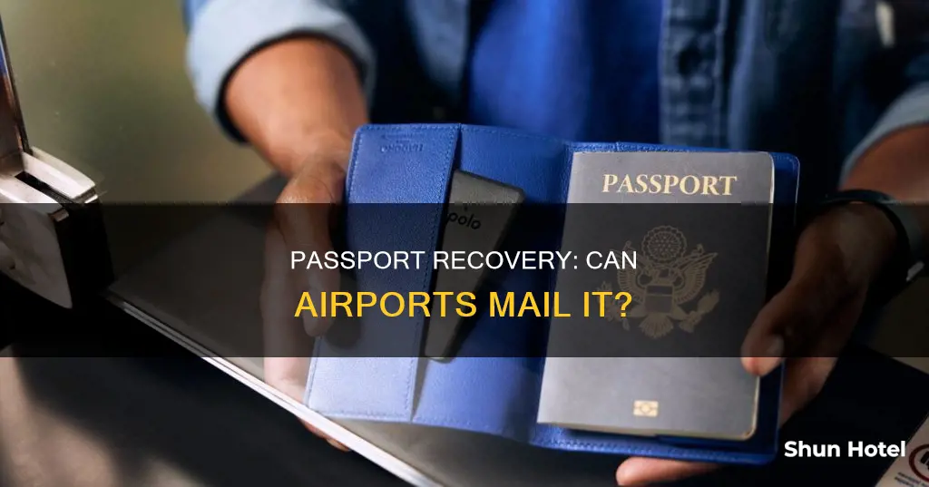 can an airport mail me my passport i left