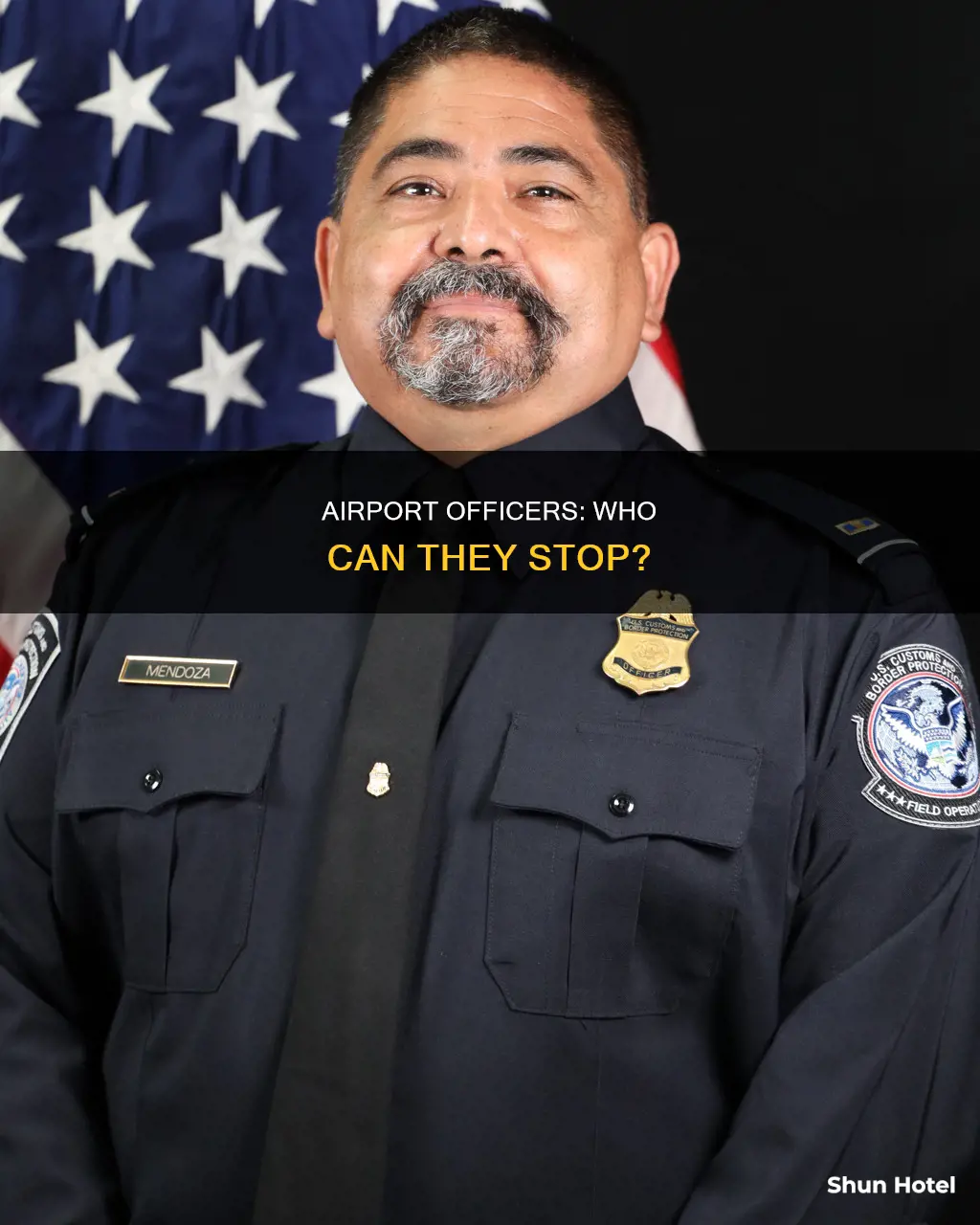 can an airport officer stop someone from entering the country