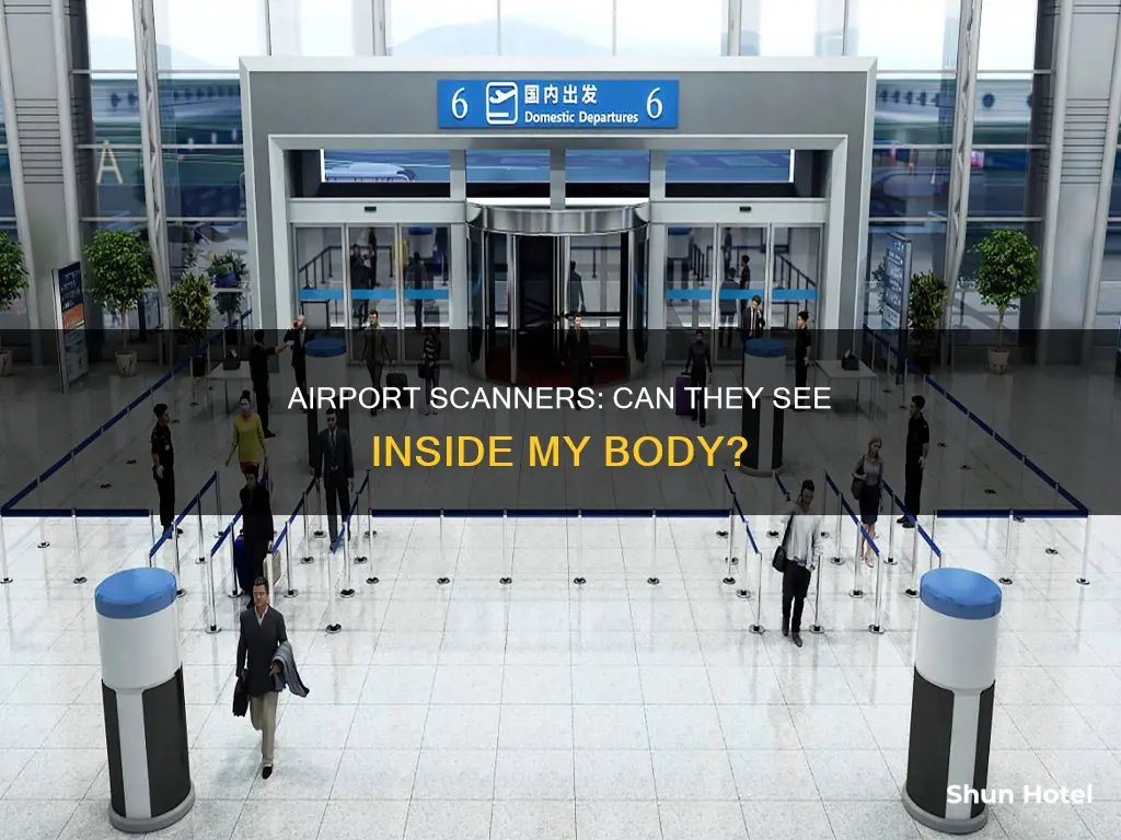 can an airport scannee see inside me