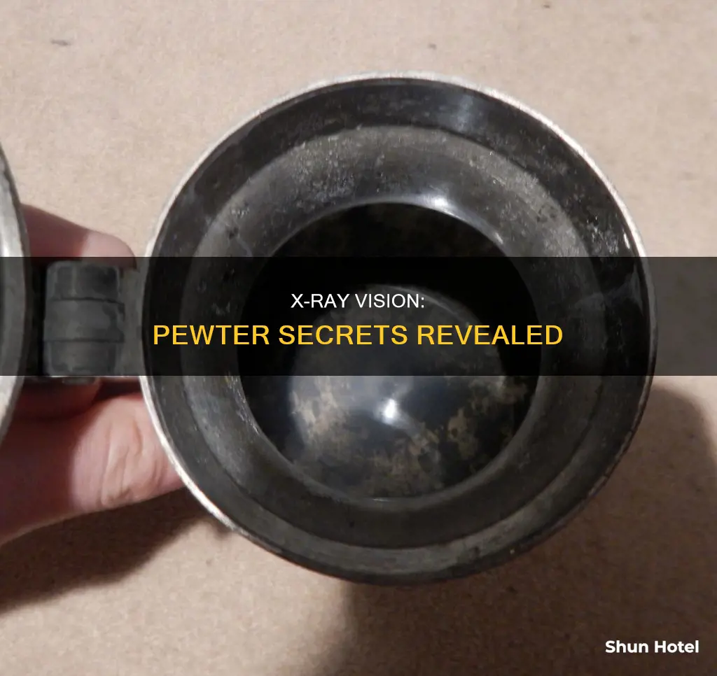 can an airport x ray go through pewter