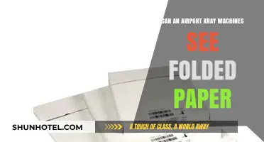 Airport X-ray Machines: Can They See Folded Paper?