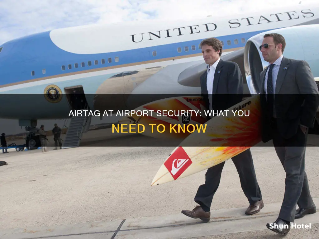 can an apple airtag go through airport security