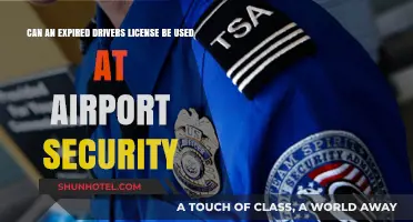 Airport Security: Can Expired Licenses Be Used?