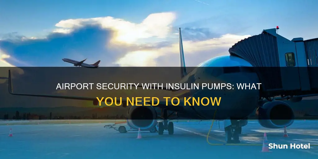 can an insulin pump go through airport security