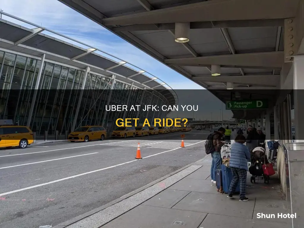 can an uber pick me up at the airport jfk
