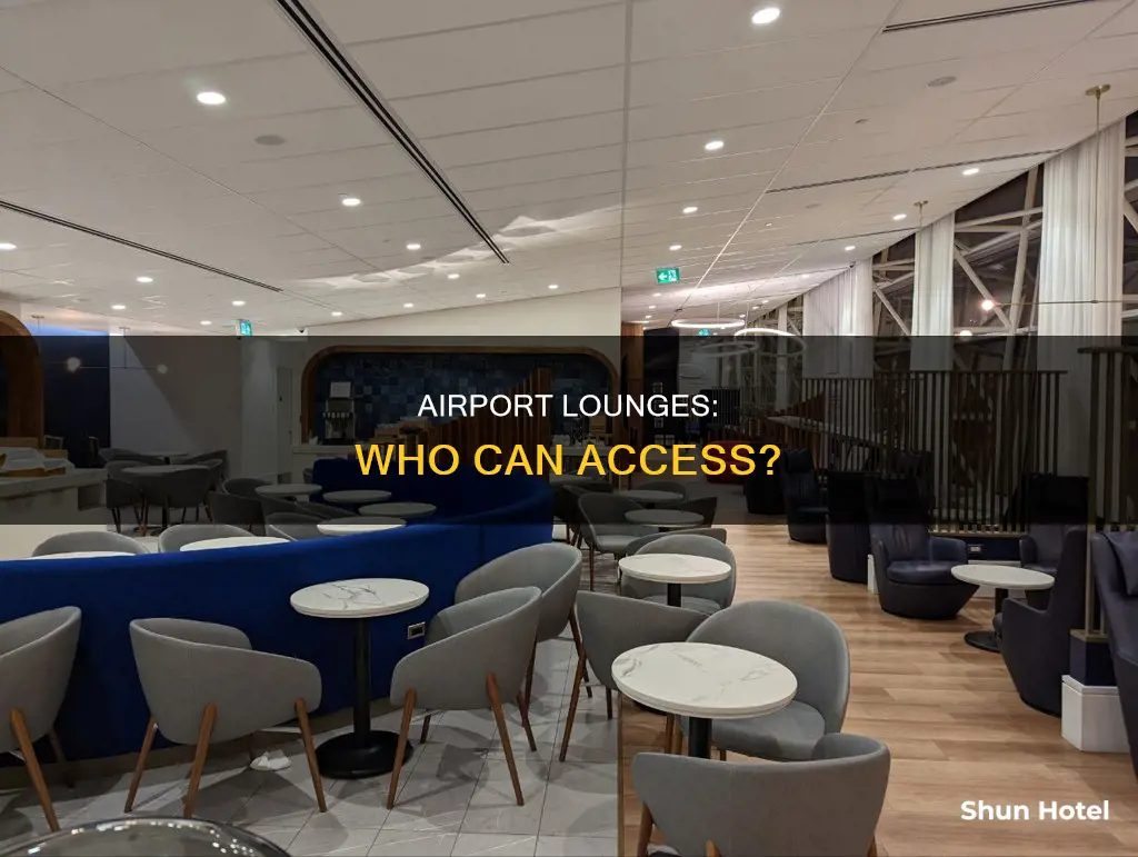 can anyone access airport lounges