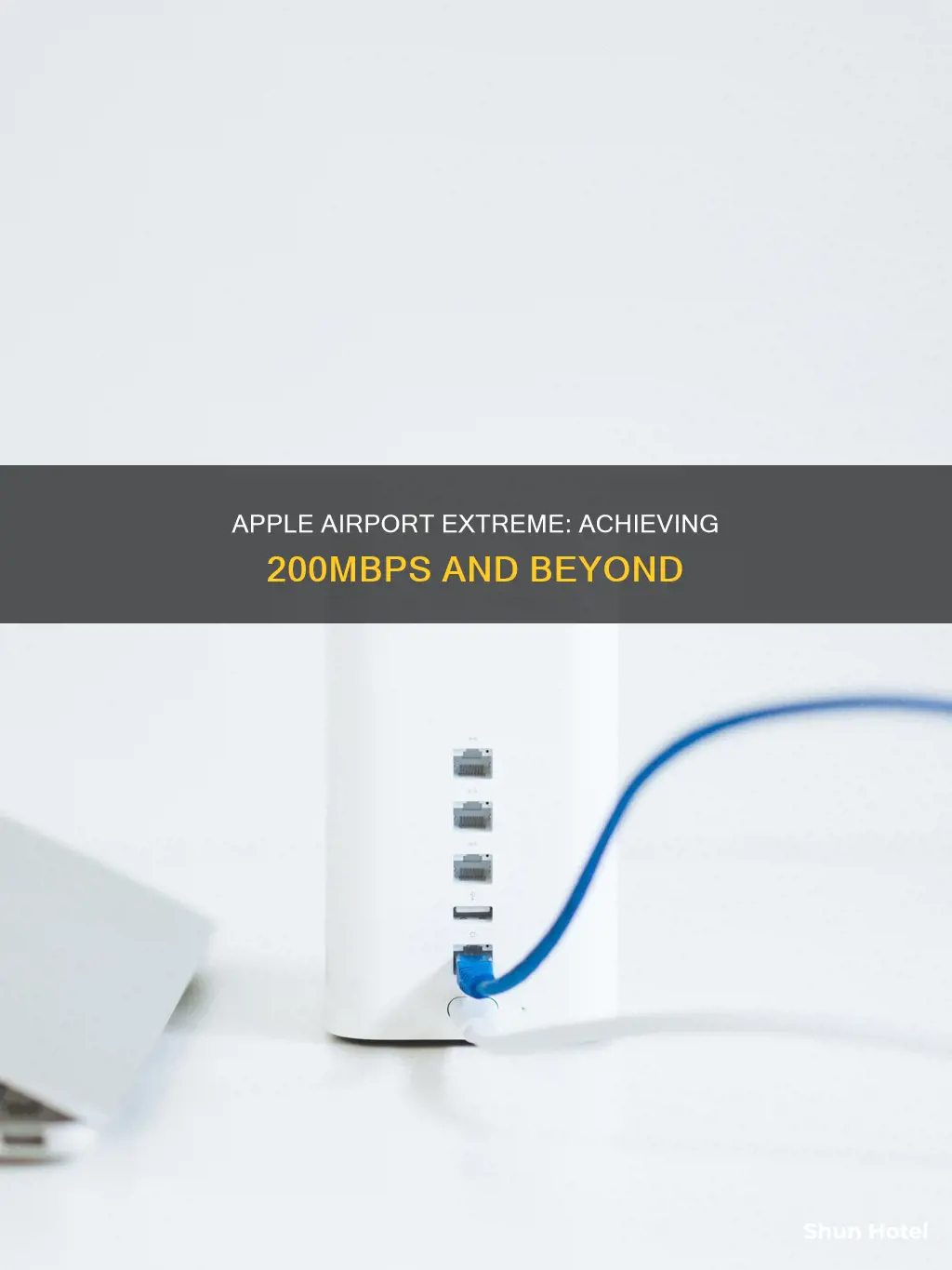 can apple airport extreme do 200mbps