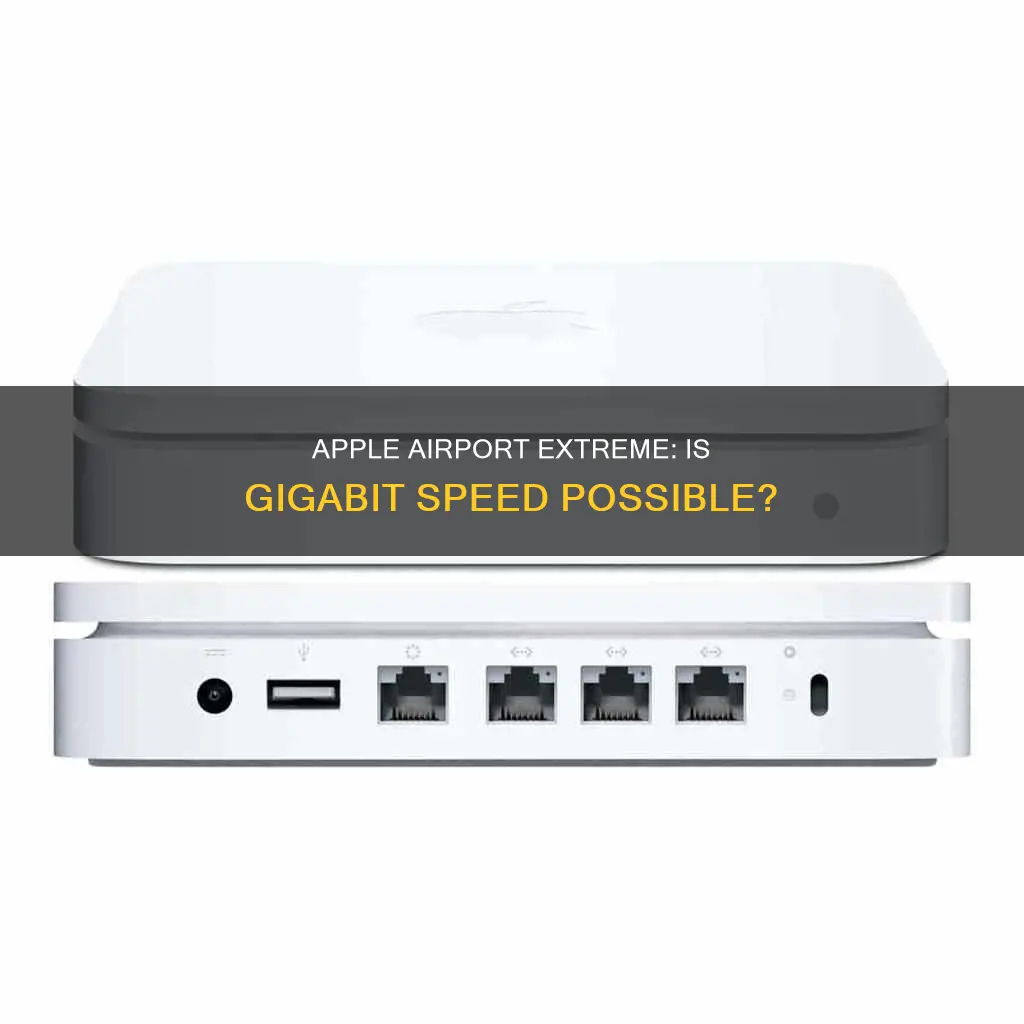 can apple airport extreme handle gigabit