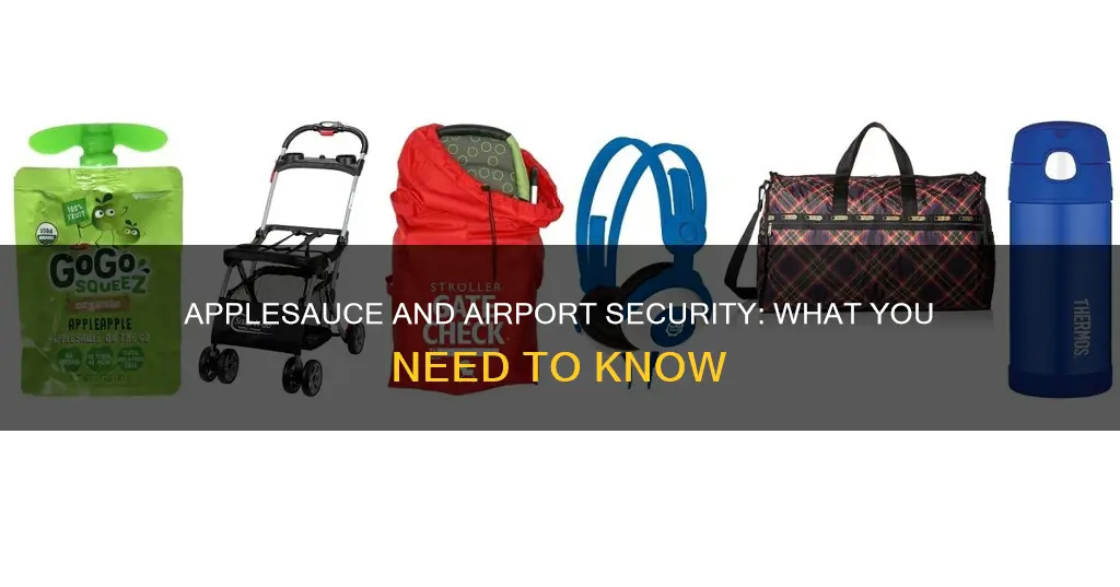 can applesauce go through airport security