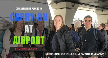 Aspirin and Airport Security: Carry-On Confusion?