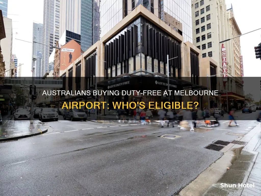 can australian return buy duty free at melbourne airport
