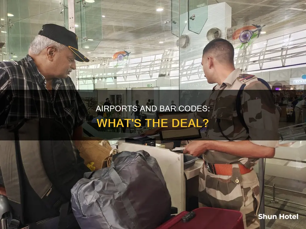 can bar code be scanned at airports