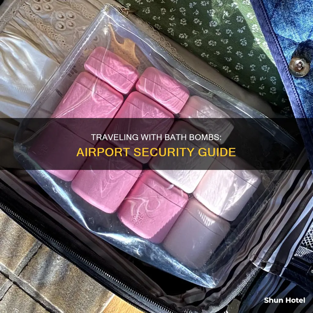 can bath bombs go through airport security
