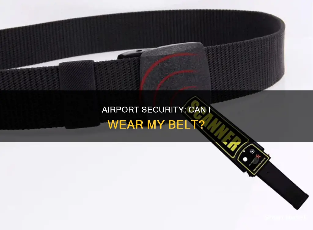 can belt go through airport security