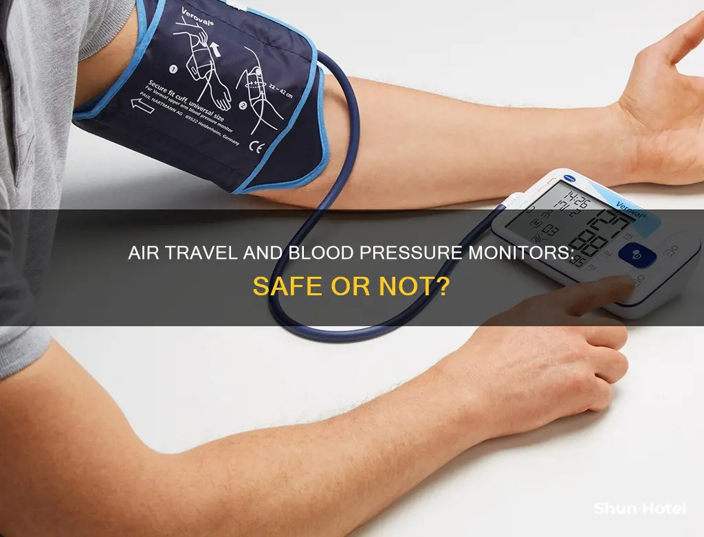 can blood pressure monitors go through airport security
