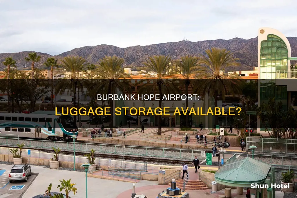 can burbank hope airport keep my luggage