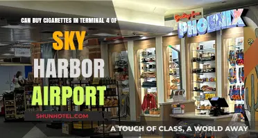 Sky Harbor Airport Terminal 4: Cigarettes Available?