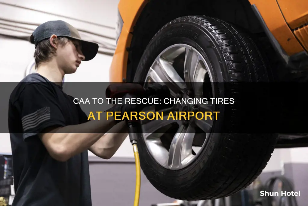 can caa change tire pearson airport