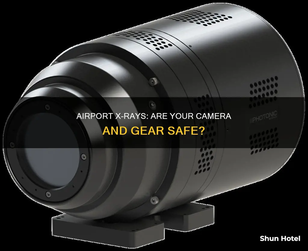 can camera gear go through x ray at airport