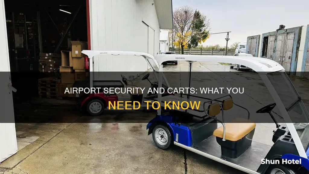 can carts go through airport security